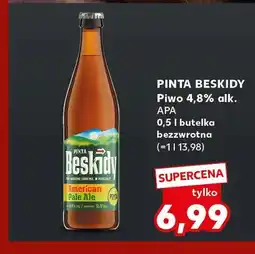 Kaufland Piwo Pinta Beskidy APA oferta