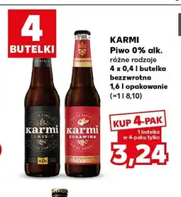 Kaufland Piwo bezalkoholowe Karmi Classic 4-pak oferta