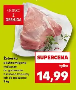 Kaufland Żeberka ekstramięsne oferta