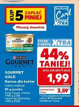 Kaufland Karma dla kotów Gourmet Gold oferta