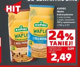 Kaufland Wafle kukurydziane z solą morską Kupiec oferta