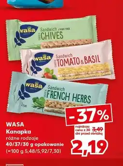 Kaufland Kanapka Cheese & Chives Wasa oferta