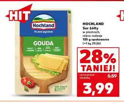 Kaufland Ser żółty w plastrach Hochland oferta