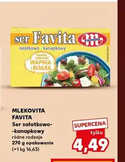 Kaufland Ser sałatkowo-kanapkowy Favita Mlekovita oferta