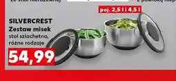 Kaufland Zestaw misek stal szlachetna Silvercrest oferta