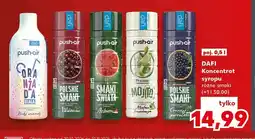 Kaufland Koncentrat syropu push-air Biała oranżada Dafi oferta