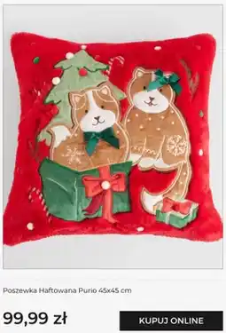 Home&You Poszewka haftowana Purio 45x45 cm Home & You oferta