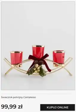 Home&You Świecznik potrójny Cantalesso home & you oferta