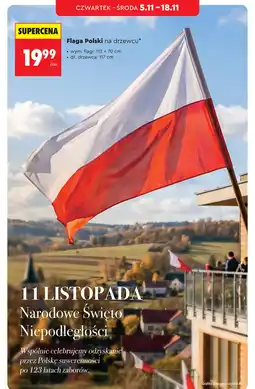 Biedronka Flaga Polski oferta