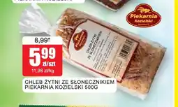 Bingo Chleb żytni ze słonecznikiem Piekarnia Kozielski oferta