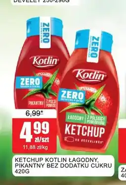 Bingo Ketchup łagodny bez dodatku cukru Kotlin oferta