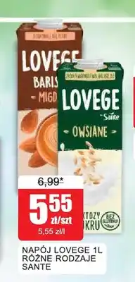 Bingo Napój Lovege barista migdał Sante oferta
