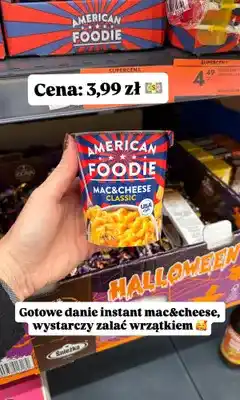 Biedronka Danie instant American Foodie Mac & Cheese Classic oferta