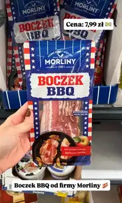 Biedronka Boczek BBQ Morliny oferta