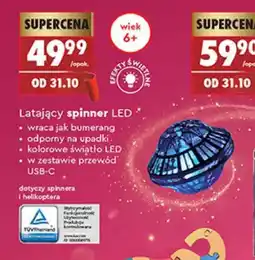 Biedronka Latający spinner LED Elefun oferta