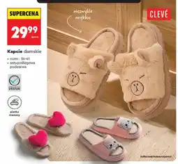 Biedronka Kapcie damskie Clevé oferta
