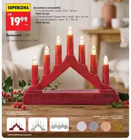 Biedronka Świecznik LED z 7 świeczkami 15,5x13 cm oferta