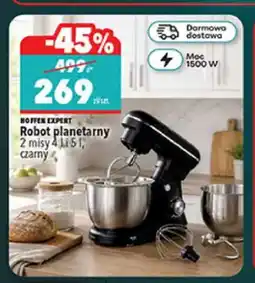 Biedronka Robot planetarny 2 misy 4 l i 5 l czarny Hoffen Expert oferta