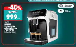 Biedronka Ekspres ciśnieniowy automatyczny EP2223/40 biały Philips oferta
