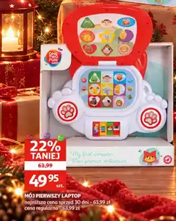 Auchan ONE TWO FUN Mój pierwszy laptop oferta