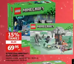 Auchan Klocki LEGO Minecraft oferta