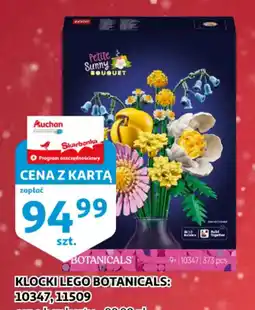 Auchan Klocki LEGO Botanicals: Petite Sunny Bouquet oferta