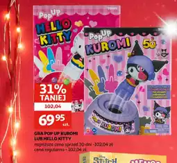 Auchan Gra Pop Up Kuromi lub Hello Kitty oferta