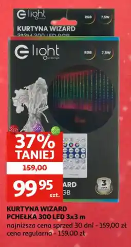 Auchan Kurtyna Wizard Pchełka 300 LED oferta