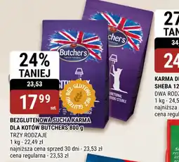 bi1 Bezglutenowa sucha karma dla kotów Butchers oferta