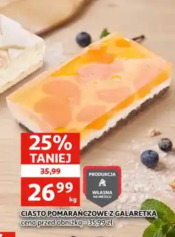 Auchan Ciasto Pomarańczowe z Galaretką oferta