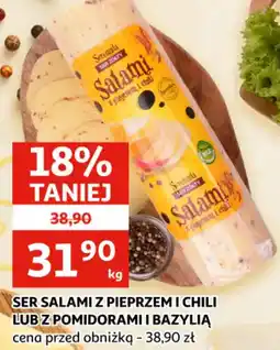 Auchan Ser Salami z Pieprzem i Chili oferta