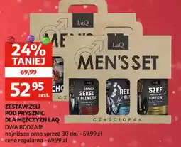 Auchan Zestaw żeli pod prysznic dla mężczyzn LaQ oferta