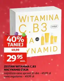 Auchan Zestaw Witamina C.B3 Nacyramid Ziaja oferta