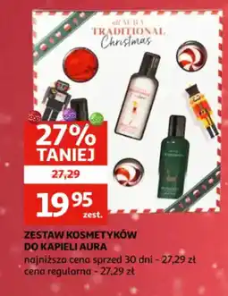 Auchan Zestaw kosmetyków do kąpieli Aura oferta