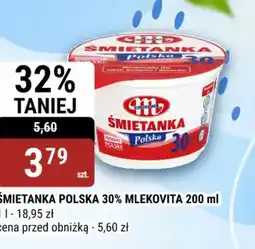 bi1 Śmietanka Polska 30% Mlekovita oferta