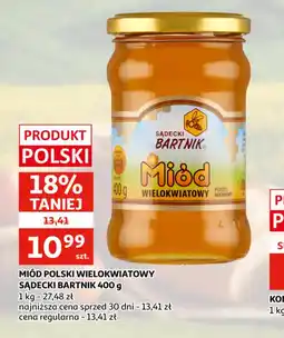 Auchan Miód Wielokwiatowy Sadecki Bartnik oferta