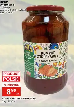 Auchan Kompot z Truskawek z Regionu Łowicza oferta