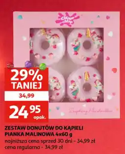 Auchan Zestaw Donutów do Kąpieli Pianka Malinowa oferta