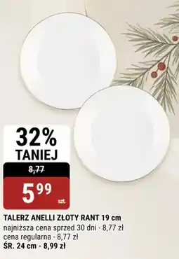 bi1 Talerz Anelli Złoty Rant oferta
