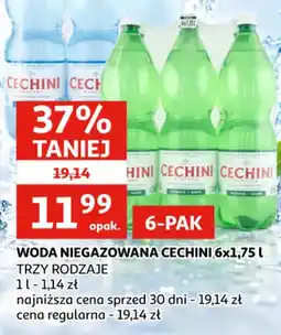 Auchan Woda Niegazowana Cechini oferta