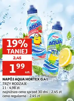 Auchan Napój Aqua Hortex oferta