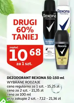 Auchan Dezodorant Rexona oferta