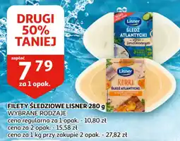 Auchan Filety śledziowe Lisner oferta