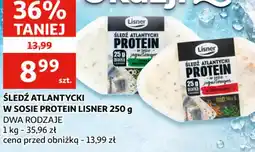 Auchan Śledź Atlantycki w sosie Protein Lisner oferta