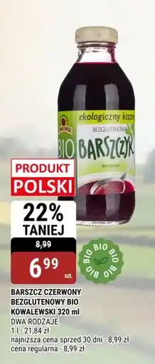 bi1 Barszcz Czerwony Bezglutenowy Bio Kowalewski oferta