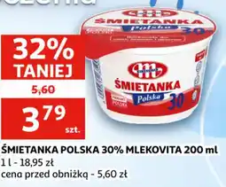 Auchan Śmietanka Polska 30% oferta