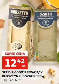 Auchan Ser Długodojrzewający Bursztyn lub Szafir oferta