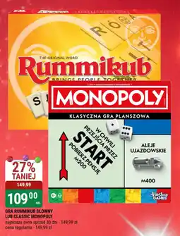bi1 Gra Rummikub Słowny lub Classic Monopoly oferta