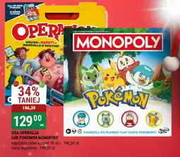 bi1 Gra Operacja lub Pokemon Monopoly oferta
