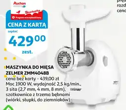 Auchan Maszynka do mięsa Zelmer oferta